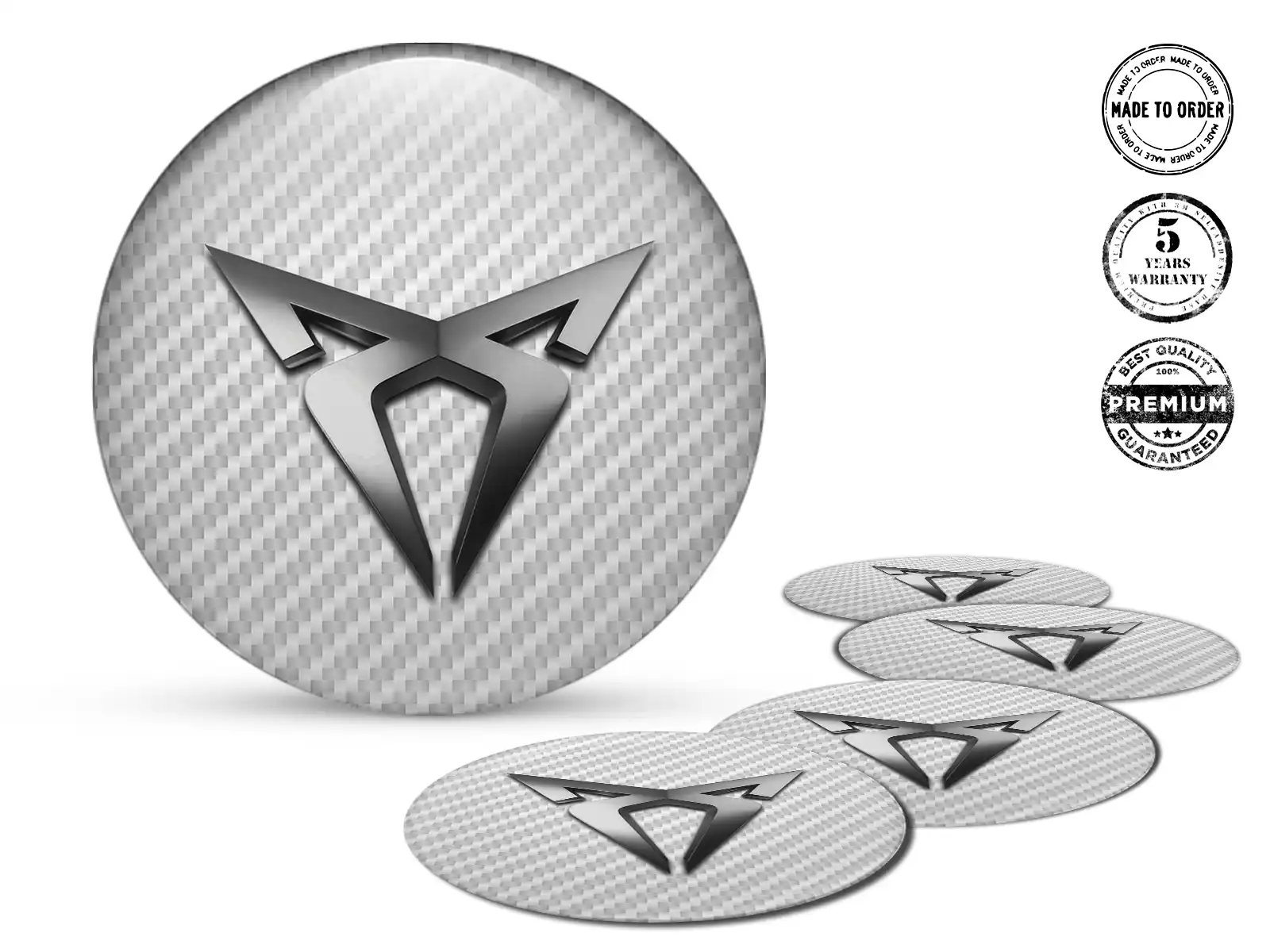 Seat Cupra Silikonaufkleber Logo Hochwertige Radembleme